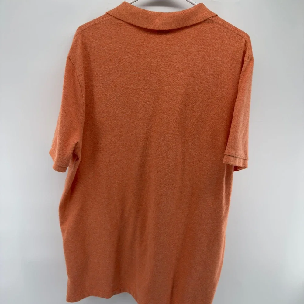 Polo Ralph Lauren Mens Classic Fit Short Sleeve Mesh Polo Shirt Orange XL
